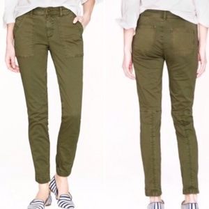 J.Crew Skinny Washed Twill Utility Pant